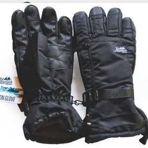 Mountain Made Waterproof Unisex Winter Gloves Black